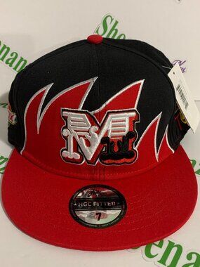 Headgear Classics Hat Negro League Memphis Red Sox TISA Red Black Fitted Cap 7